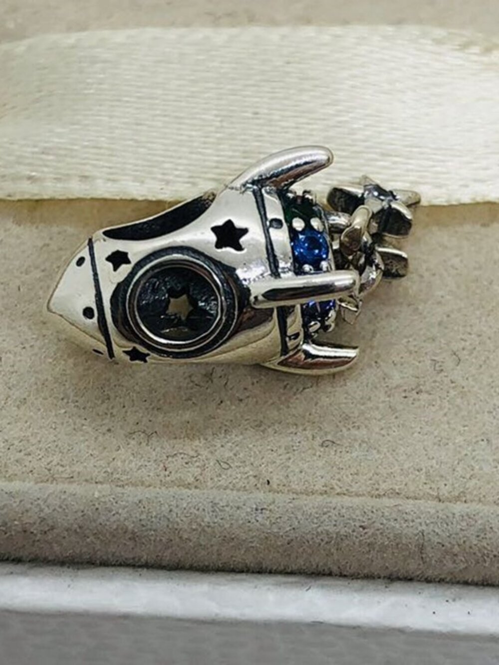 ✨🔥Pandora Space Love Rocket Charm